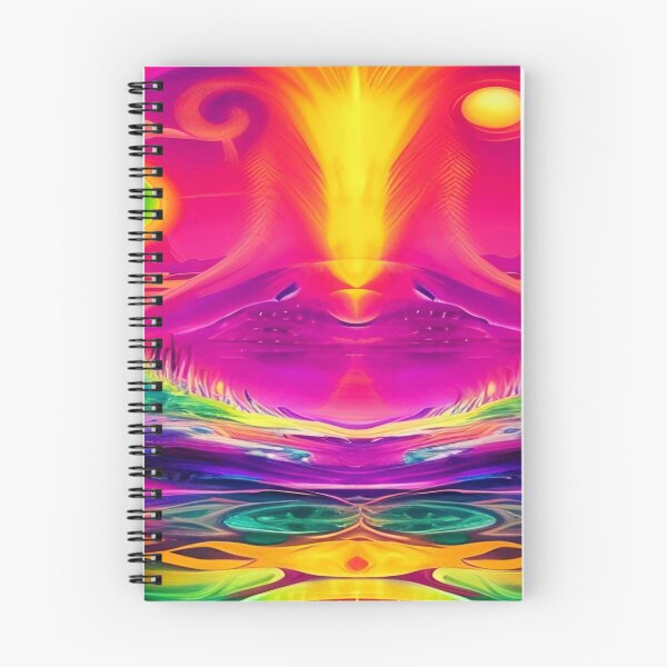 Artikelvorschau, Abstraktion elementare psychodelische viele Farben Feuer und Wasser überlappende Kunst entworfen und verkauft von ValleyDream.