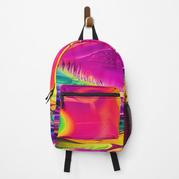 Item preview, Abstraction elemental psychodelic many colors fire and water overlapping art designed and sold by ValleyDream.