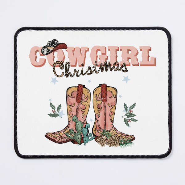 Item preview, Cowgirl Christmas Boots and Cactus designed and sold by ElishaKayne.