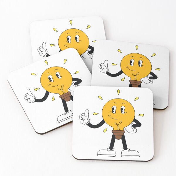 Item preview, Idea Lightbulb Characature designed and sold by PrintPortal.