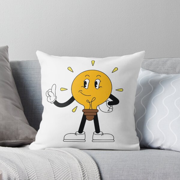 Item preview, Idea Lightbulb Characature designed and sold by PrintPortal.