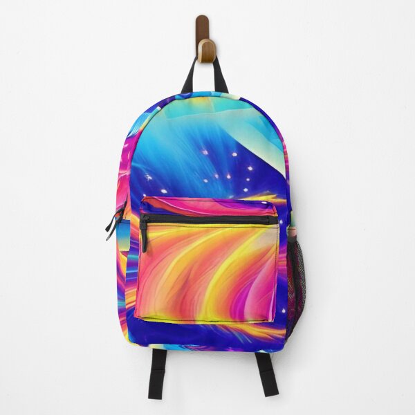 Item preview, Abstraction elemental psychodelic many colors fire and water overlapping art designed and sold by ValleyDream.
