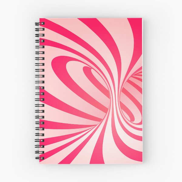 Item preview, Retro pink swirl loop  designed and sold by ReneMagritteArt.