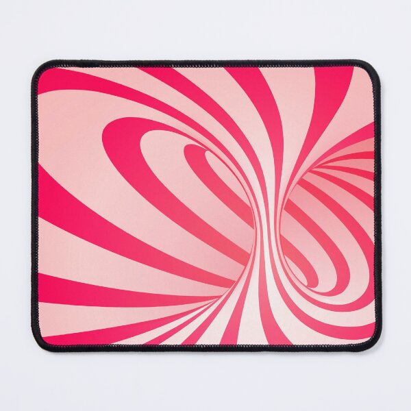 Item preview, Retro pink swirl loop designed and sold by ReneMagritteArt.