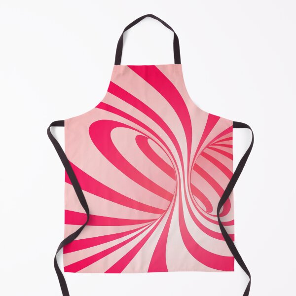 Item preview, Retro pink swirl loop  designed and sold by ReneMagritteArt.