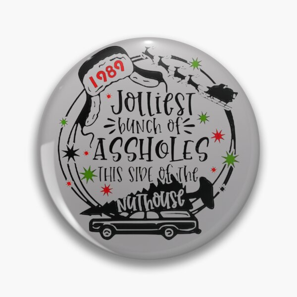 Item preview, Jolliest Bunch Of Assholes This Side Nuthouse Ugly Christmas designed and sold by FirnandArt.