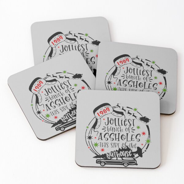 Item preview, Jolliest Bunch Of Assholes This Side Nuthouse Ugly Christmas designed and sold by FirnandArt.