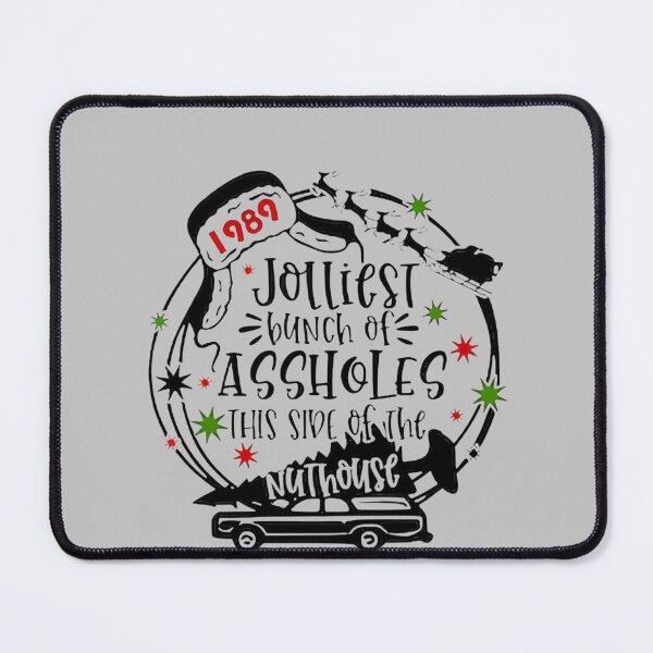 Item preview, Jolliest Bunch Of Assholes This Side Nuthouse Ugly Christmas designed and sold by FirnandArt.
