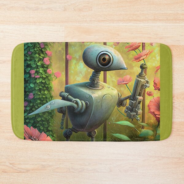 Item preview, A Robot Bird in a Fantasy Garden designed and sold by factory88.