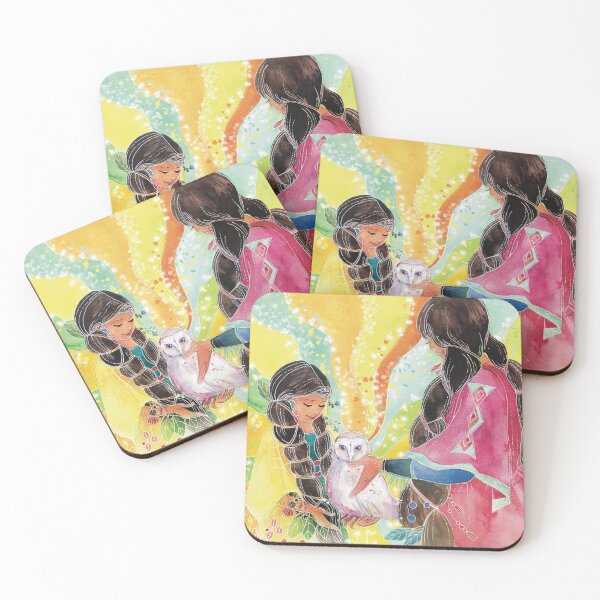 Item preview, The Gift Of Wisdom, Mother Daughter,  Owl Spirit Guide designed and sold by BohemiWANDERS.