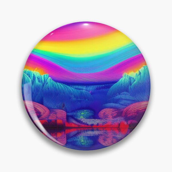 Item preview, Abstraction elemental psychodelic many colors fire and water overlapping art designed and sold by ValleyDream.
