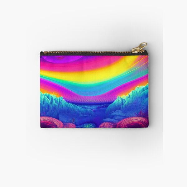 Item preview, Abstraction elemental psychodelic many colors fire and water overlapping art designed and sold by ValleyDream.