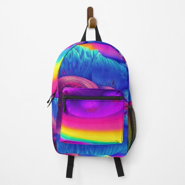 Item preview, Abstraction elemental psychodelic many colors fire and water overlapping art designed and sold by ValleyDream.
