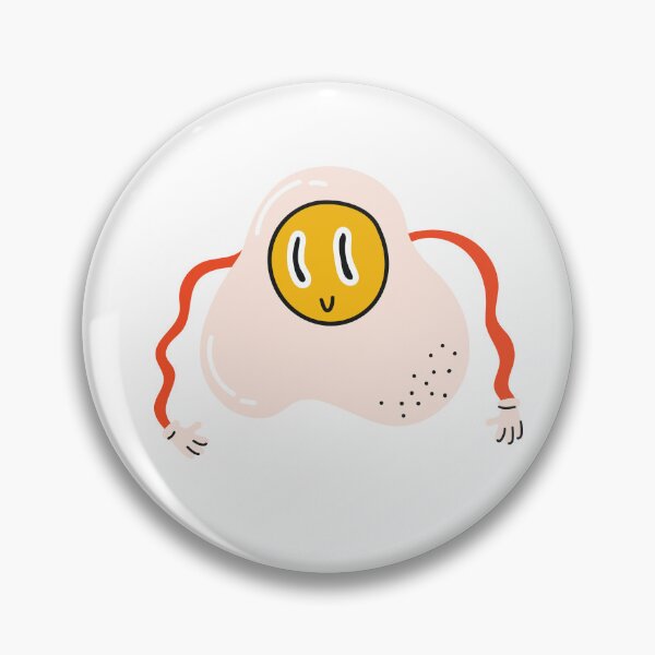 Item preview, Fried Egg Sunny Side Up Characature designed and sold by PrintPortal.