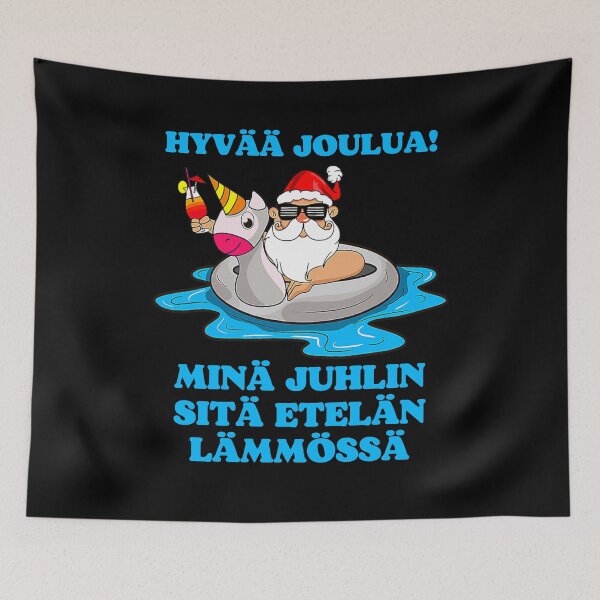 Item preview, Hyvää Joulua Jouluksi Etelään designed and sold by RockBeeDesigns.