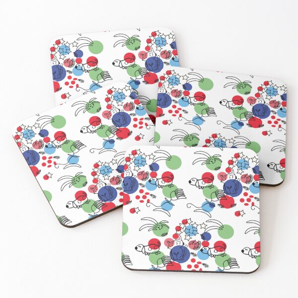 Item preview, Print of dogs, cats and flowers designed and sold by soryilustracion.