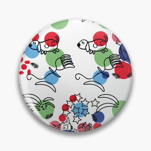 Item preview, Print of dogs, cats and flowers designed and sold by soryilustracion.