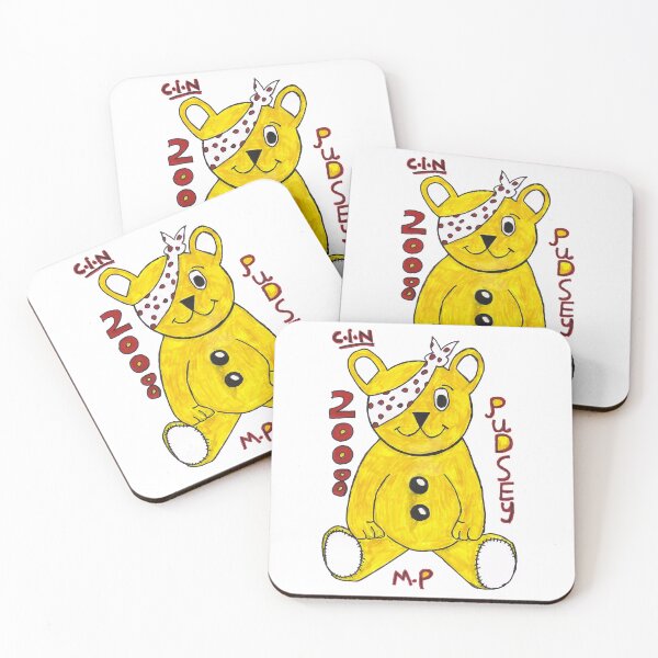 Item preview, Pudsey Bear - Niños necesitados - Hecho en Pudsey -Pudsey Bear -Pudsey Super Hero Gift designed and sold by Febry-Art.