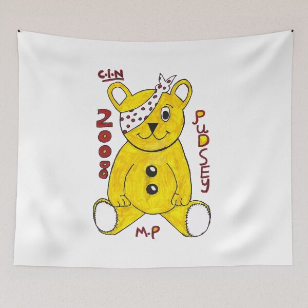 Item preview, Pudsey Bear - Children in Need - Made In Pudsey -Pudsey Bear -Pudsey Super Hero Gift designed and sold by Febry-Art.