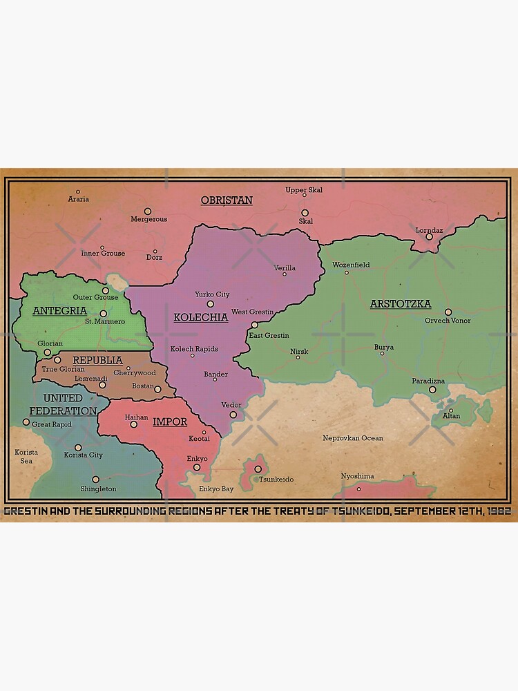 "Papers Please Countries Map" Poster for Sale by StylizedKon Redbubble