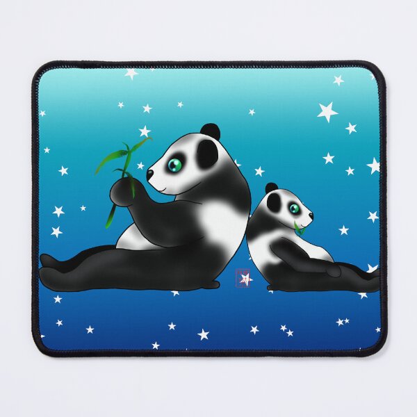 Item preview, starry sky cartoon panda designed and sold by BeingNow.