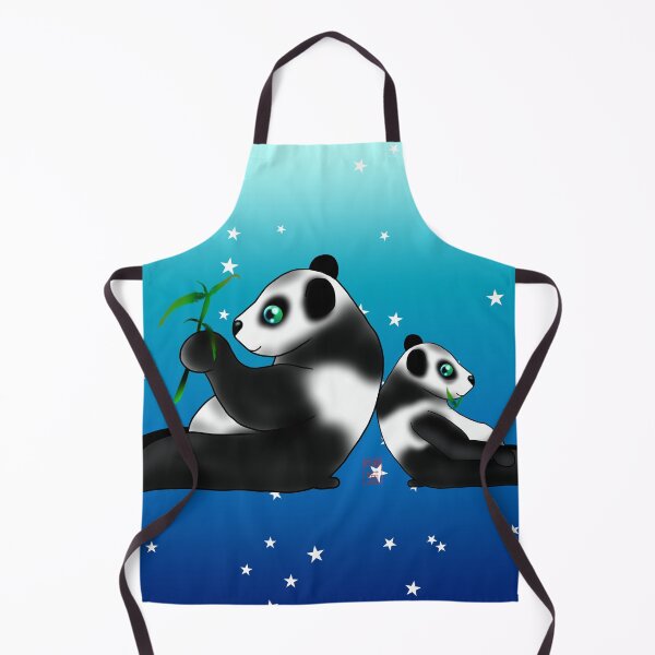 Item preview, starry sky cartoon panda designed and sold by BeingNow.