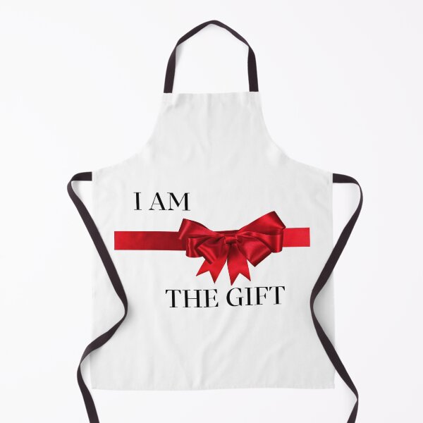 Item preview, I AM THE GIFT text with a red bow designed and sold by FunnyBunny110.