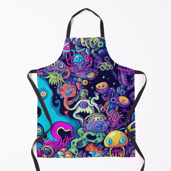Artikelvorschau, Abstract Weird Colorful Alien Design Digital Painting entworfen und verkauft von CodeAndColors.