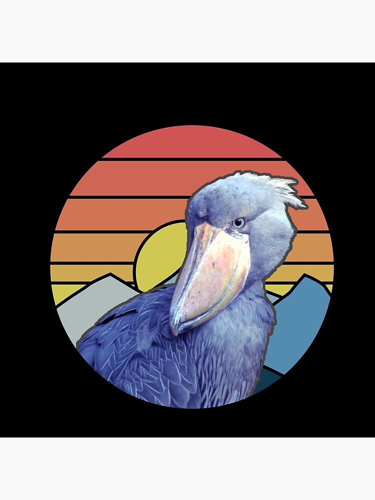 Discover Shoebill, Shoebill Stork Premium Matte Vertical Poster