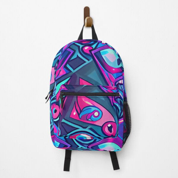 Artikelvorschau, Weird Funny Robot Alien Pattern Digital Painting entworfen und verkauft von CodeAndColors.