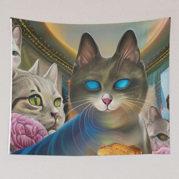 Item preview, Mystic Cats designed and sold by blackwhiteblue.