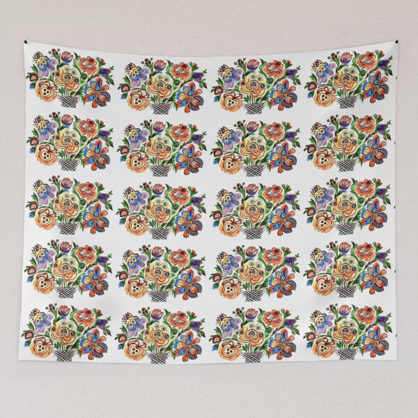 Item preview, Colorful flower decor  designed and sold by Gogodzy.