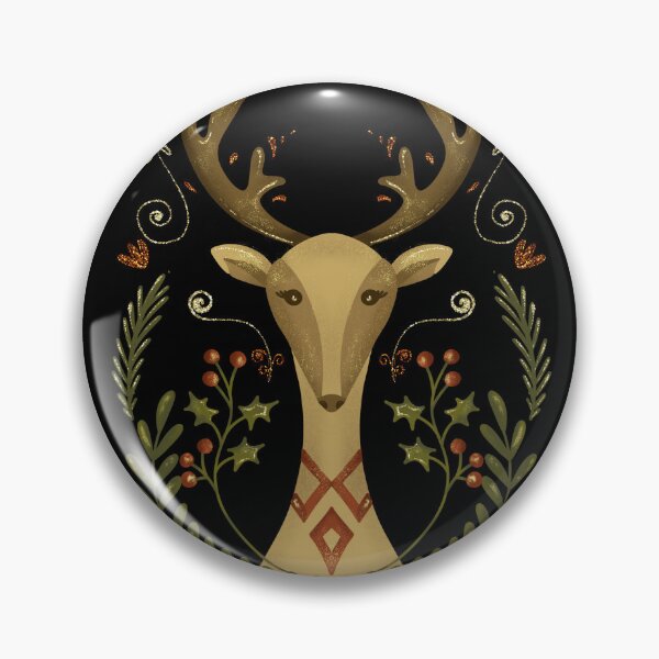 Item preview, Christmas Reindeer Folk Art Scandi designed and sold by savanamms6.