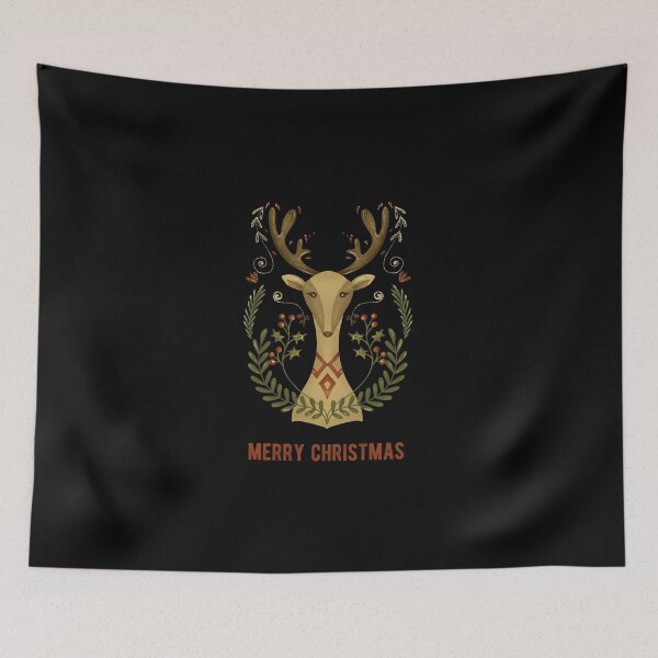 Item preview, Christmas Reindeer Folk Art Scandi designed and sold by savanamms6.