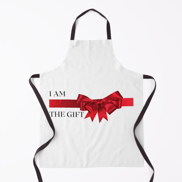 Item preview, I AM THE GIFT text at the side with a red bow designed and sold by FunnyBunny110.