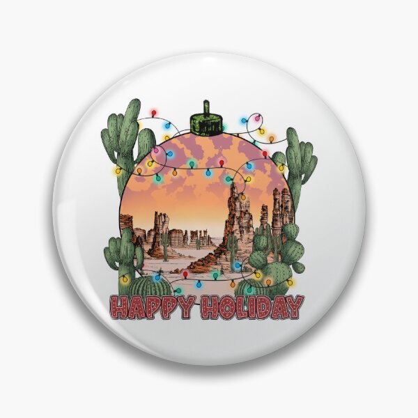 Item preview, Happy Holiday Desert Western Christmas Design  designed and sold by ElishaKayne.