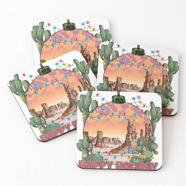 Item preview, Happy Holiday Desert Western Christmas Design  designed and sold by ElishaKayne.