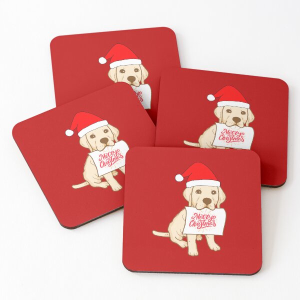 Item preview, Cute Labrador Puppy With Santa Claus' Hat 7 - Merry Christmas, Perfect For Animal Lovers designed and sold by Olivvier.