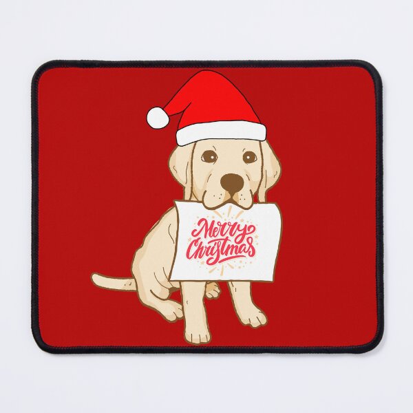 Item preview, Cute Labrador Puppy With Santa Claus' Hat 7 - Merry Christmas, Perfect For Animal Lovers designed and sold by Olivvier.