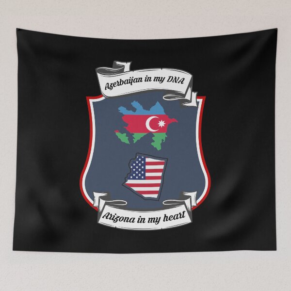 Item preview, Azerbaijan in my DNA, Arizona in my heart Heritage designed and sold by Tony ⭐⭐⭐⭐⭐.