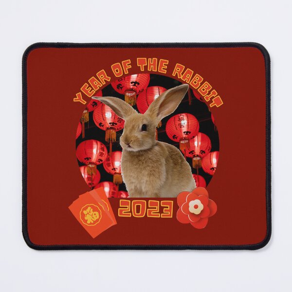 Item preview, Chinese New Year Of The Rabbit 2023 Zodiac Retro designed and sold by SunfullyYours.