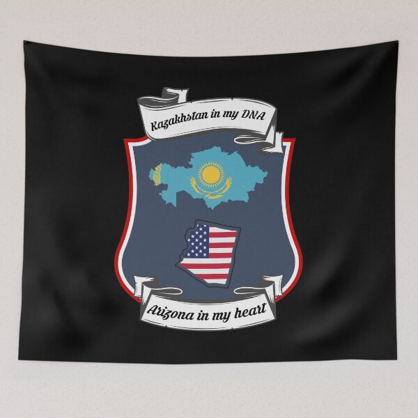 Item preview, Kazakhstan in my DNA, Arizona in my heart Heritage designed and sold by Tony ⭐⭐⭐⭐⭐.