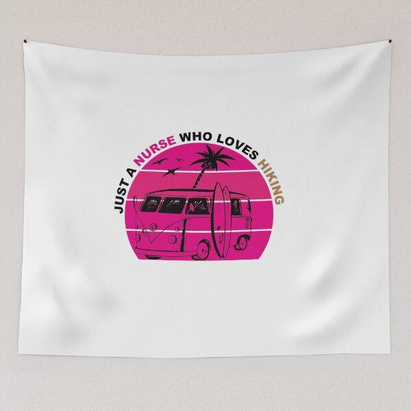 Item preview, Just A Nurse Who Loves Hiking - Hiking designed and sold by GridText.