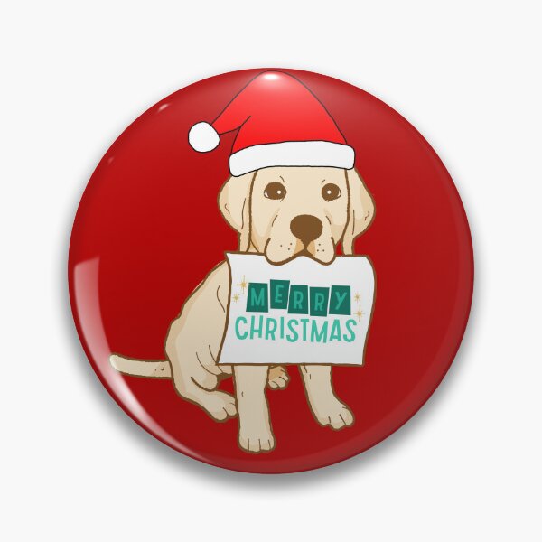 Item preview, Cute Labrador Puppy With Santa Claus' Hat 8 - Merry Christmas, Perfect For Animal Lovers designed and sold by Olivvier.