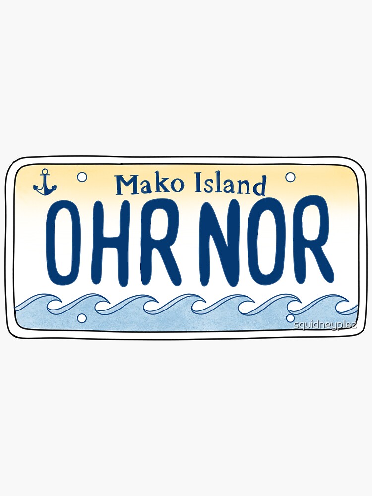 Mako Mermaids Sticker for Sale by Gabrswea