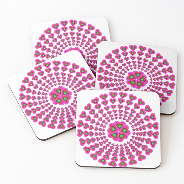 Item preview, Elegant and Romantic Pink Heart Shapes Pattern Design designed and sold by deepakrode7.