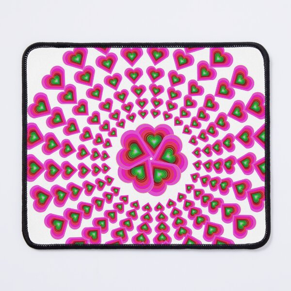 Item preview, Elegant and Romantic Pink Heart Shapes Pattern Design designed and sold by deepakrode7.