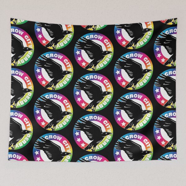 Item preview, Crow City Derby - SMALL LOGO - Rainbow Logo  designed and sold by CrowCityDerby.