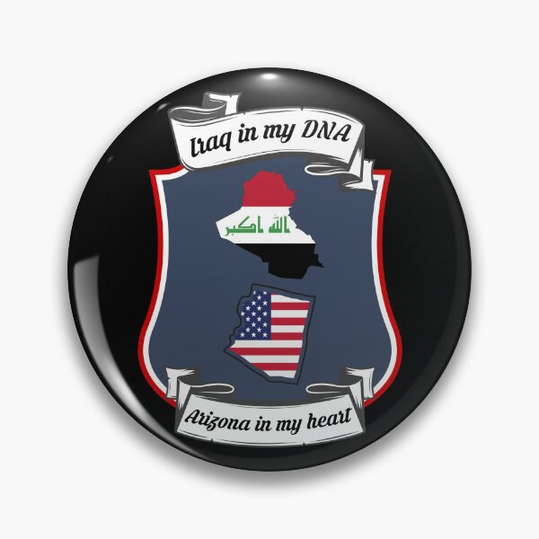 Item preview, Iraq in my DNA, Arizona in my heart Heritage designed and sold by Tony ⭐⭐⭐⭐⭐.