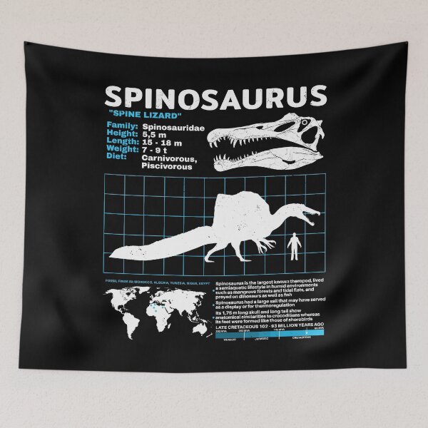 Item preview, Spinosaurus datasheet designed and sold by NicGrayGraphic.
